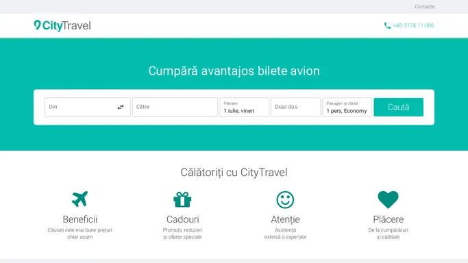 Citytravel - Bilete avion ieftine online