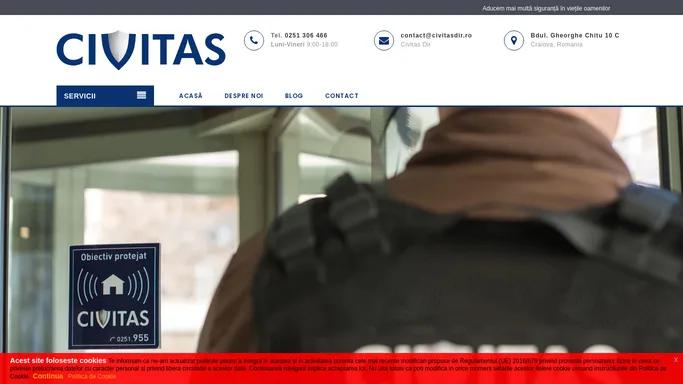 Civitas DIR | Sisteme de Securitate | Monitorizare si interventie