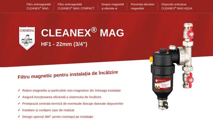 CLEANEX® MAG - Filtru antimagnetita pentru instalatia de incalzire
