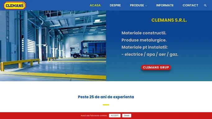 Clemans – Produse Metalurgice – Materiale Constructii & Instalatii
