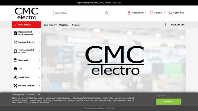 CMCshop.ro - Gama variata de produse Electro