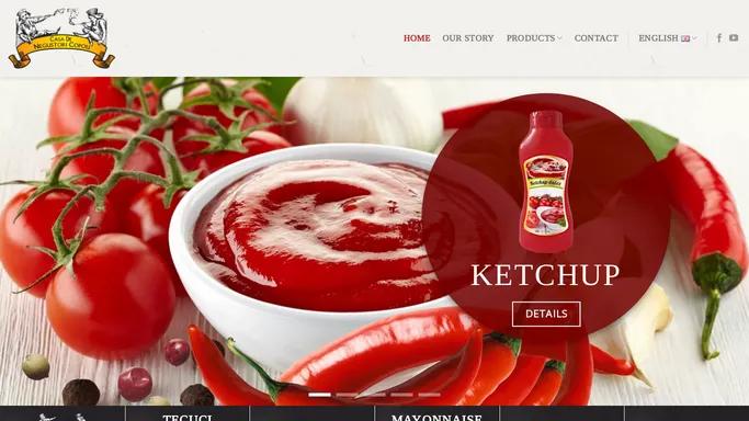 Casa de negustori Copou (Copou Merchants’ House) – Iasi – Products from Tecuci – mustard, ketchup, tomato paste, tomato sauce, mayonnaise