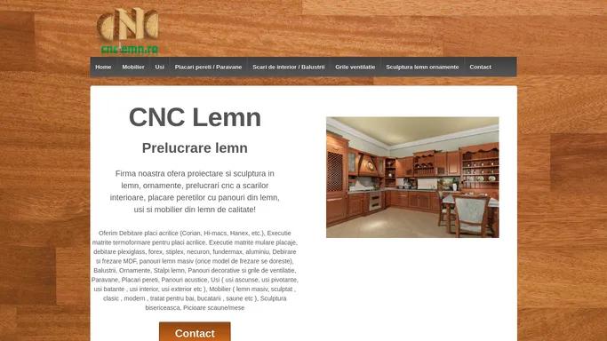 CNC Lemn Prelucrare lemn - Prelucrare lemn