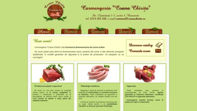 Carmangeria ~ Coana Chirita ~ pagina Acasa