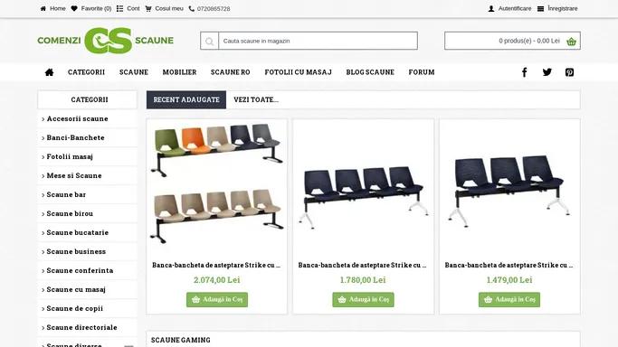 Comenzi-Scaune.ro – magazin de scaune la preturi avantajoase
