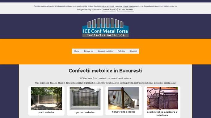 Confectii metalice in Bucuresti - confectii metalice in Bucuresti