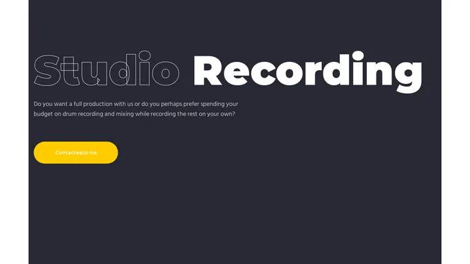 Consonance Studio Timisoara / music, recording and mixing studio