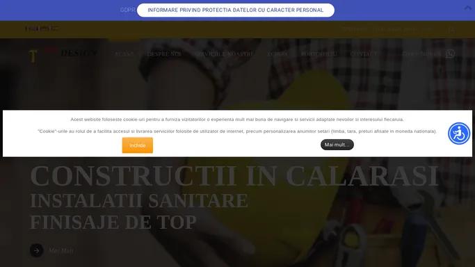 Firma Constructii in Calarasi cu Mac Design - oficial