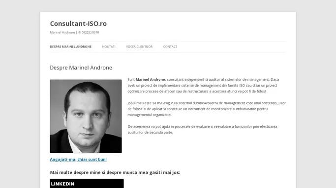 Despre Marinel Androne – Consultant-ISO.ro