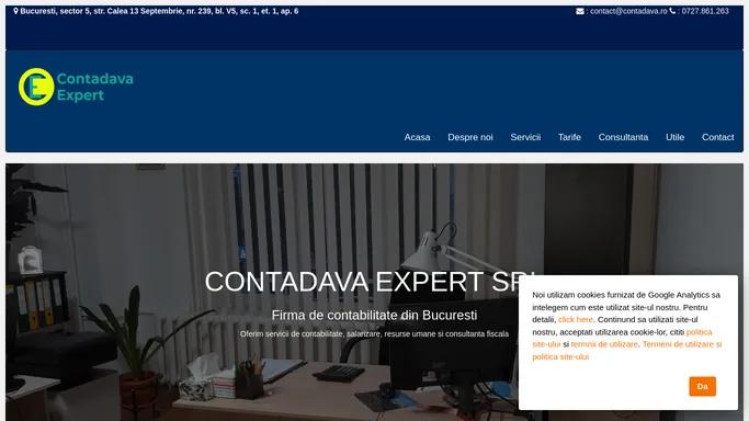 Firma contabilitate Bucuresti - CONTADAVA EXPERT SRL