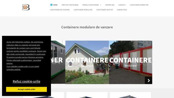 Containere Modulare - containere de vanzare: containere birou, sanitare ...