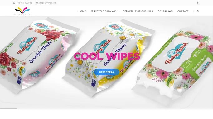 Cool Wipes - Fabrica de Servetele Umede
