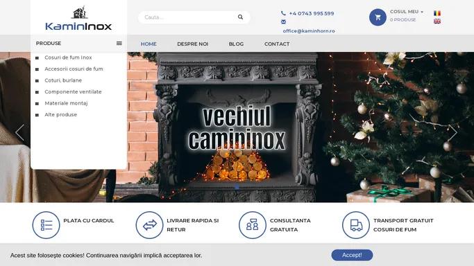 KaminInox - Magazin online cosuri de fum din inox