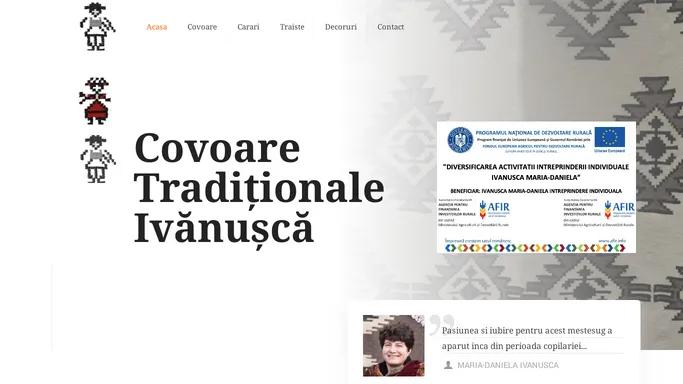 Covoare traditionale Ivanusca – Covoare traditionale tesute manual