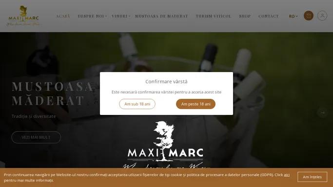 Vinuri pentru orice ocazie | Crama MaxiMarc