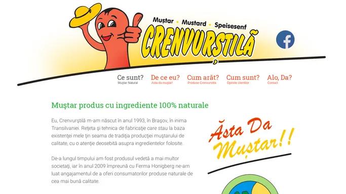 Mustar Crenvurstila - Preparat din ingrediente 100% naturale