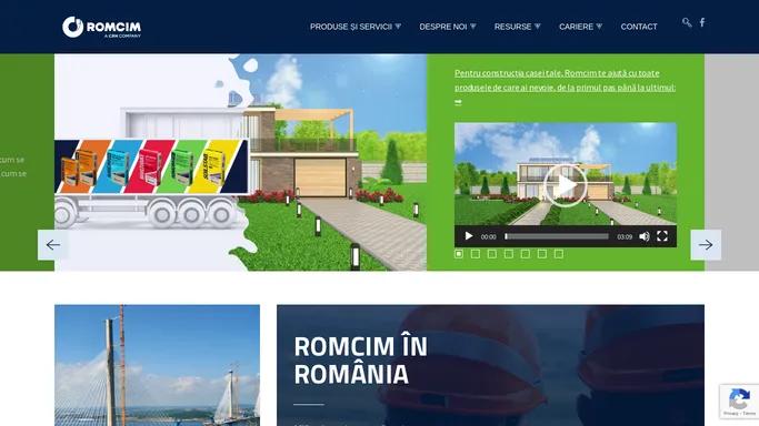 Homepage - ROMCIM Romania
