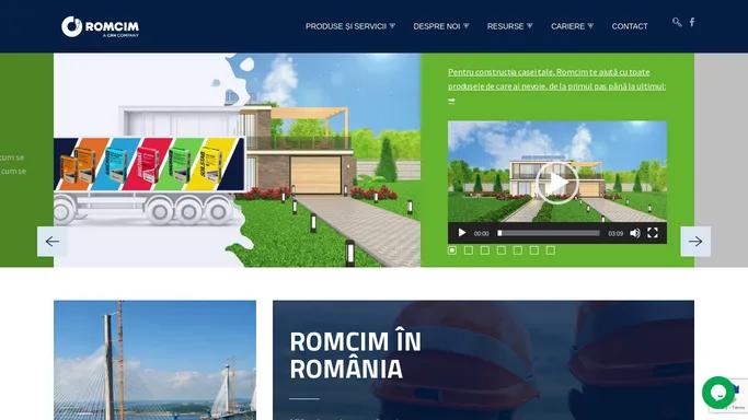 Homepage - ROMCIM Romania