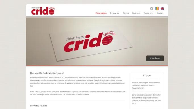 CridoSpedition - Transport marfa intern si international