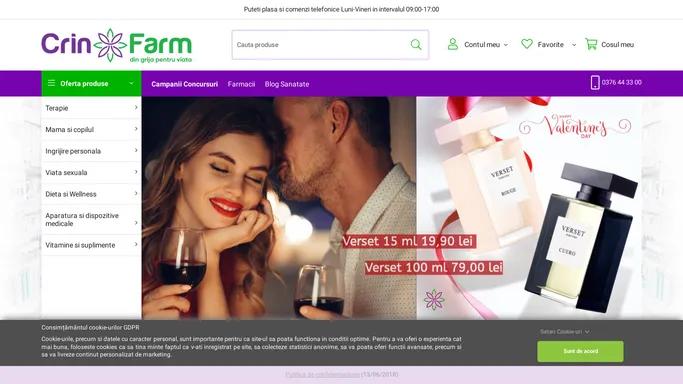 CrinFarm.ro - Farmacie online - Transport gratuit la comenzi &gt; 49 lei