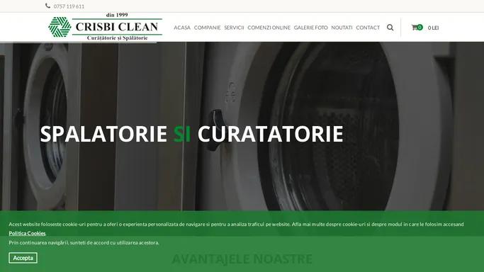 CRISBI CLEAN - Spalatorie si Curatatorie Ecologica, Curatatorie Chimica, Dry Cleaning, Renzacci