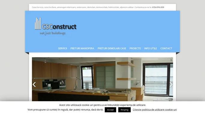 CSConstruct | Constructii case, amenajari interioare