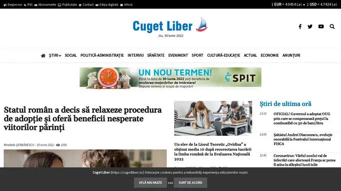 Stiri Constanta Online - Ziarul Cuget Liber de Constanta