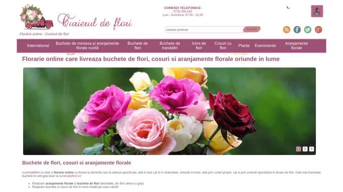Florarie online Curieruldeflori.ro