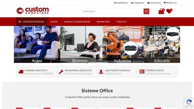 Custom Computers - Sisteme complete pentru afacerea ta