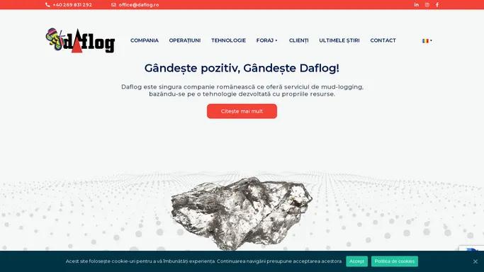 Servicii geologice personalizate oferite de compania Daflog