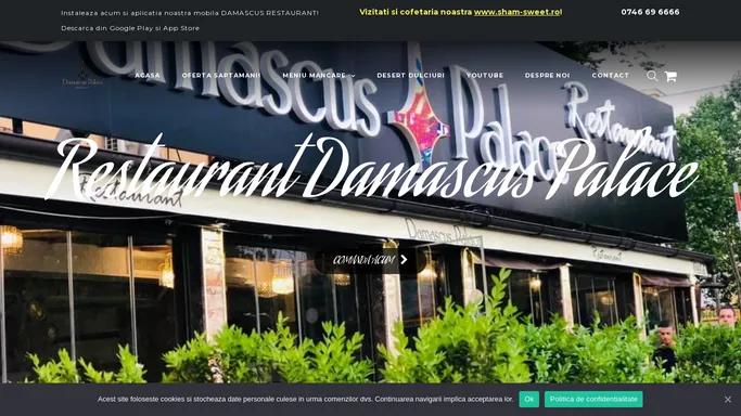 Damascus Palace | Restaurant Oriental - Comanda mancare online!