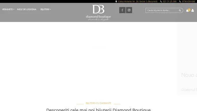 Diamond Boutique - Cercei din aur, inele, pandantive, bratari cu snur, bratari pentru copii
