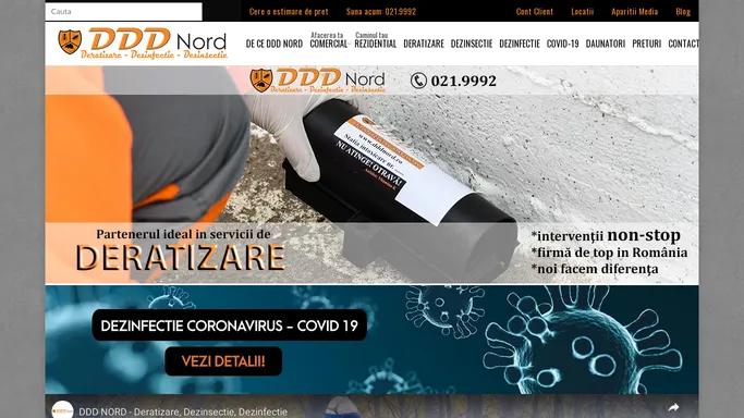Servicii DDD in Bucuresti – Deratizare Dezinsectie Dezinfectie – DDDNord