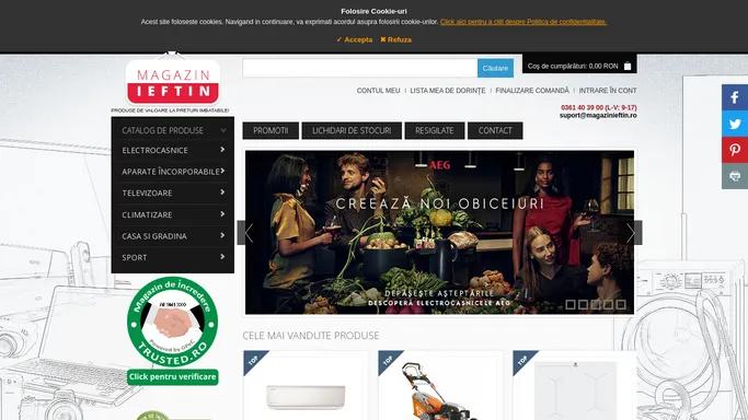 Audio-Video, Electronice, Electrocasnice, It&C ieftine - MagazinIeftin.ro
