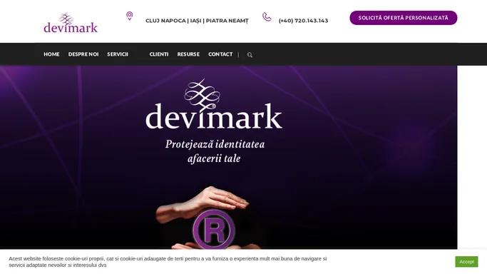 Devimark - Inregistrare marci - OSIM, EUIPO, WIPO