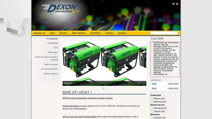Dexon Engineering - Generatoare, Motoare electrice, UPS