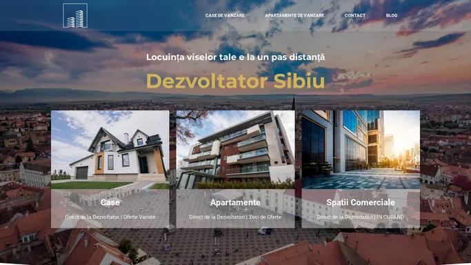 Case si Apartamente de Vanzare | Dezvoltator Sibiu