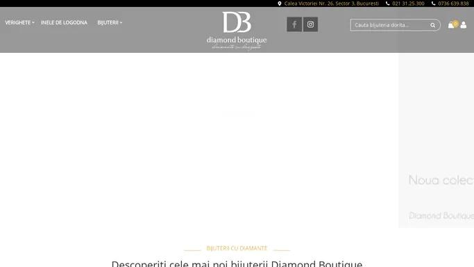 Diamond Boutique - Cercei din aur, inele, pandantive, bratari cu snur, bratari pentru copii