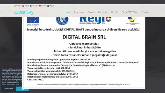 Digital Brain - Productie Publicitara - Prima Pagina