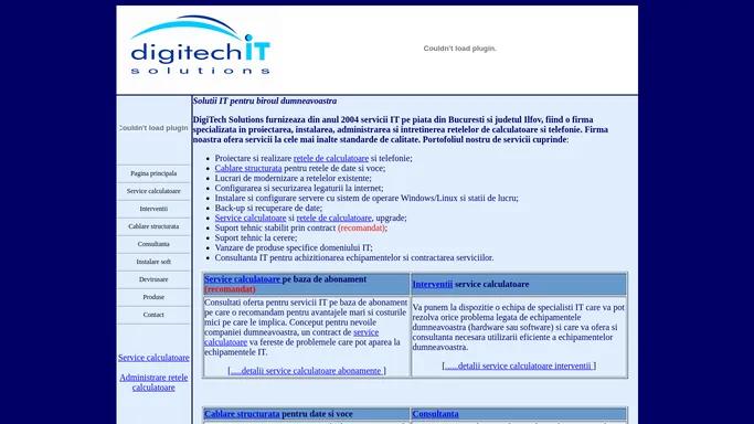 Administrare retele de calculatoare, service calculatoare - DigiTech Solutions