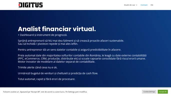Digitus | Software de planificare financiara pentru firme