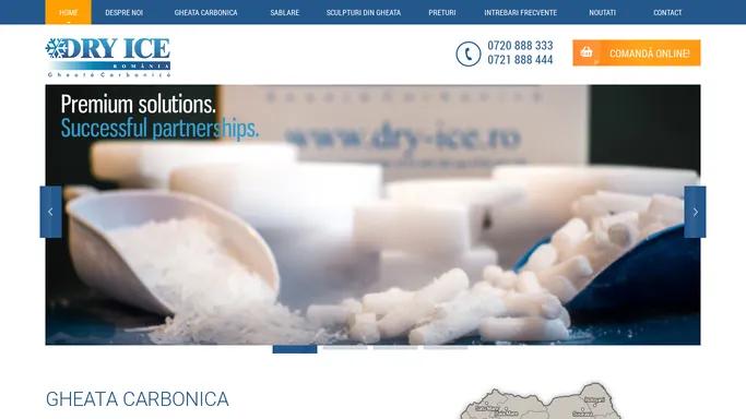 Gheata carbonica | Dry Ice - Dry Ice Romania