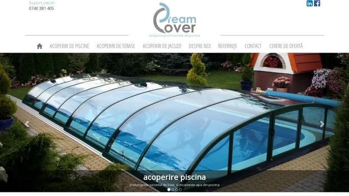 DreamCover - acoperiri profesionale de piscine