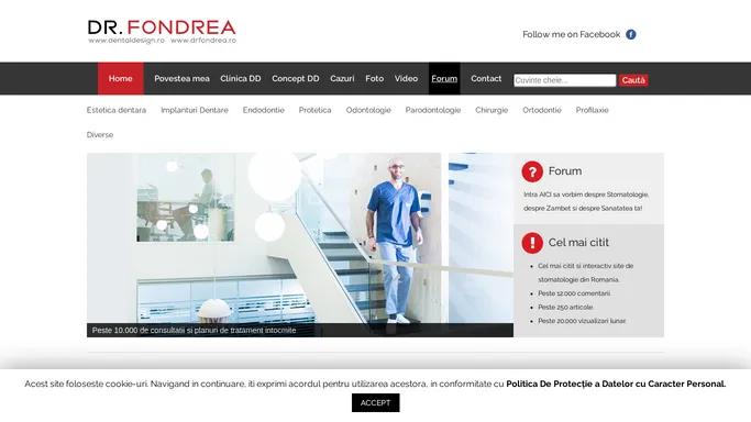 Blog - Dr Fondrea | Dental Design Timisoara
