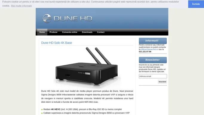 Dune HD - Media center HDTV cu redare Blu-Ray - HDI