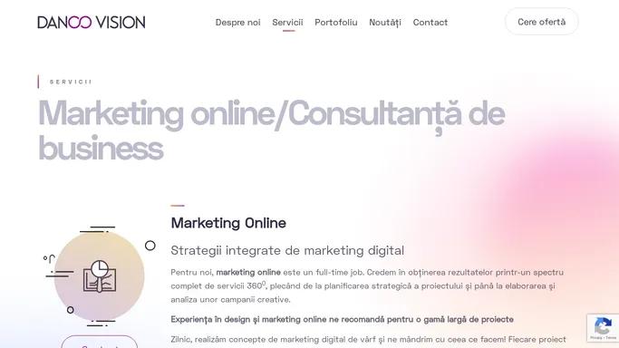 Servicii Marketing Online & Consultanta | Marketing Digital | Danco Vision