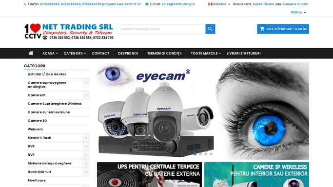 Camere supraveghere profesionale CCTV si IP