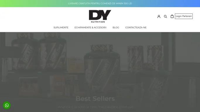 DY Nutrition Romania - Dorian Yates Supplements