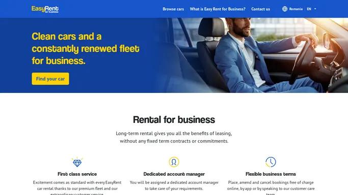 EasyRent Romania – Business Car Rental