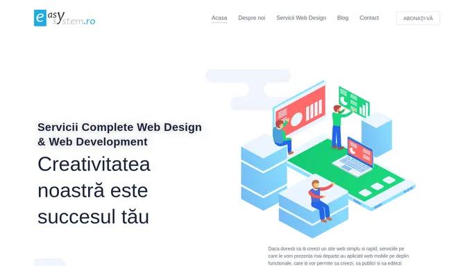 Servicii profesionale de web design | magazine virtuale | Optimizare SEO